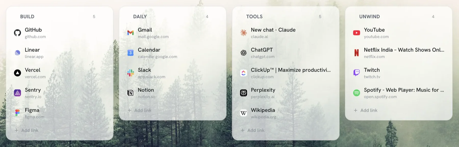 Visual bookmarks
